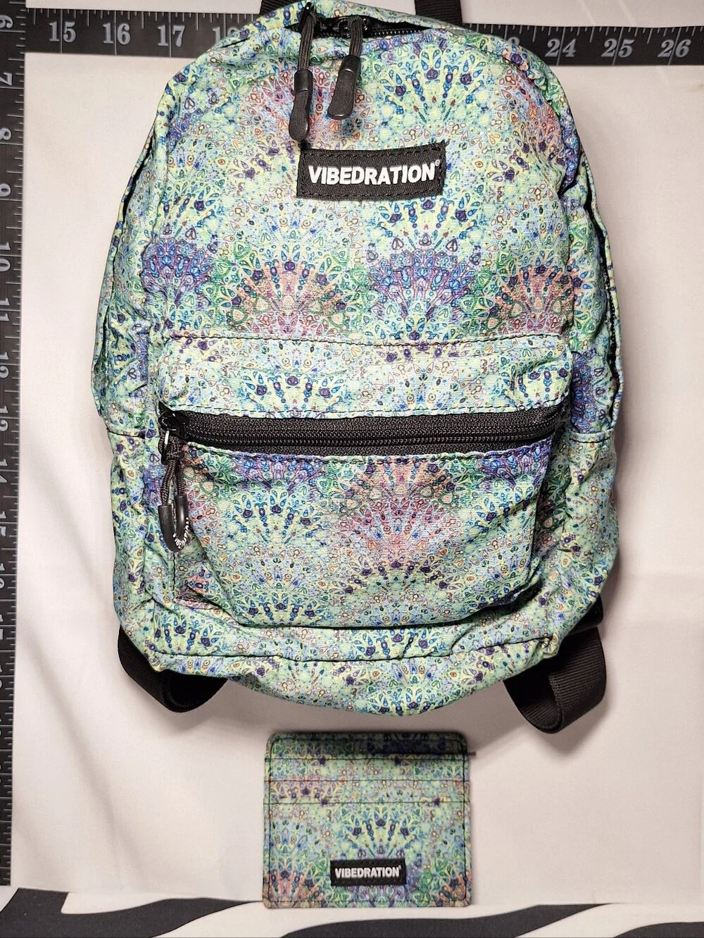Vibedration Hydration Backpack Small w/o bladder & Matching Wallet/Card Holder